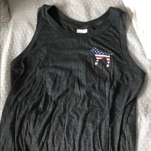 vs pink fourth of july tank